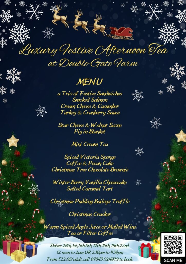 2024 Christmas Afternoon Tea Menu