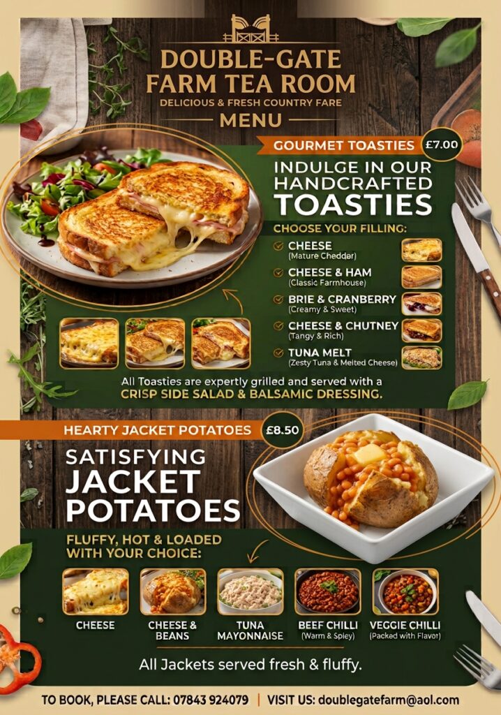 Toastie & Jackets Menu